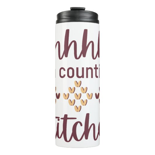 Ik tel steken thermosbeker (Voorkant)
