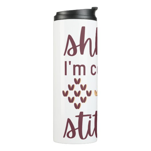 Ik tel steken thermosbeker (Gedraaid links)