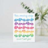 Ik telde schapen sinds ik je ontmoette. briefkaart (Staand voorkant)