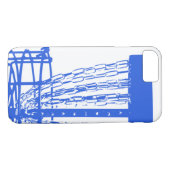 Ik telefoon een blauwe tas Case-Mate iPhone case (Achterkant (Horizontaal))