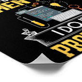 Ik test mijn code niet altijd - alleen in Prod Fun Poster (Hoek)