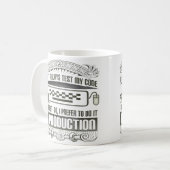 Ik test mijn code niet altijd mok (Voorkant links)