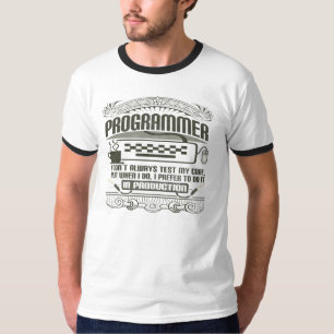 Ik test mijn code niet altijd t-shirt