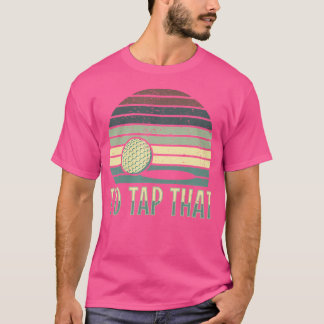 Ik tik op de golfclubs Golfplayer Hole Golfball H T-shirt