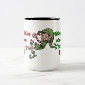 Ik tik op de Mok van mijn Elf Kerstmis Humor (Center)