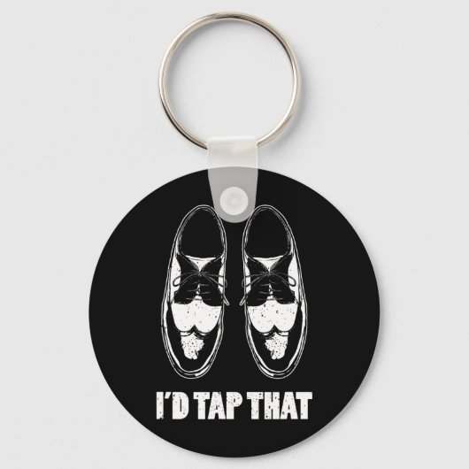 Ik tik op die dansschoenen sleutelhanger (Voorkant)