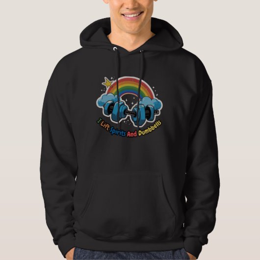 Ik til geesten en halters op | Mannen Hoodie (Voorkant)