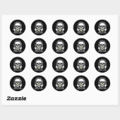Ik Til Gewichten Omdat Het De Droevige Stemmen Weg Ronde Sticker (Vel)