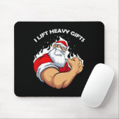 Ik til Heavy S Christmas Cool Santa Bodybuilding W Muismat (Met muis)