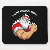 Ik til Heavy S Christmas Cool Santa Bodybuilding W Muismat