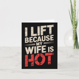 Ik til op omdat mijn vrouw heet is 2 kaart
