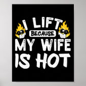 Ik til op omdat mijn vrouw heet is 5 poster (Voorkant)