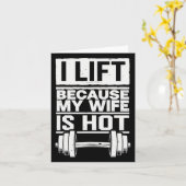 Ik til op omdat mijn vrouw heet is 7 kaart (Gele Bloem)