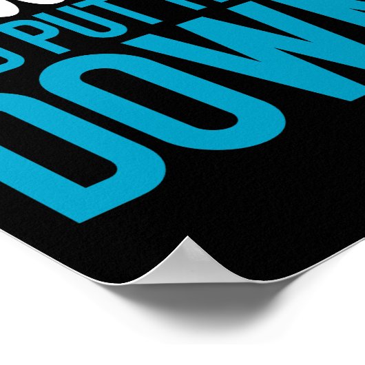 Ik tilde dingen op grappige Gym Rat Poster (Hoek)