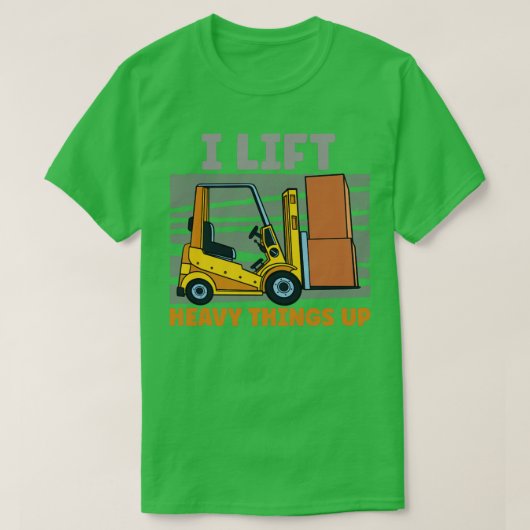 Ik tilde zware dingen op t-shirt (Design voorkant)