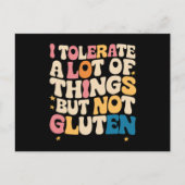 Ik Toleeer Veel Dingen Maar Niet Gluten Briefkaart (Voorkant)