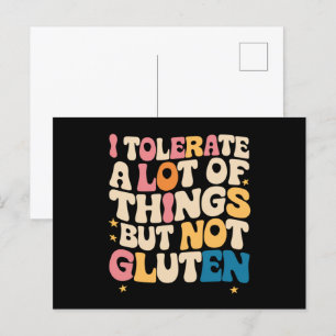 Ik Toleer Veel Dingen Maar Geen Gluten Briefkaart