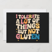 Ik Tolerantieer Veel Dingen Maar Niet Gluten Kaart (Voorkant)
