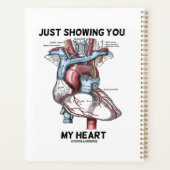 Ik toon je mijn hart anatomisch hart planner (Achterkant)