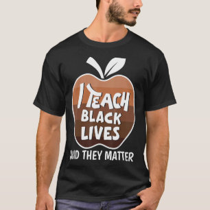 Ik toon zwarte levens en ze maken zwarte BLM-lijst T-shirt