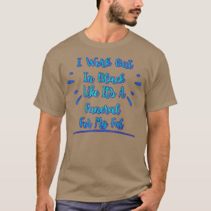 Ik train in het zwart voor mijn dikke grappige hum t-shirt