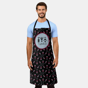 Ik train Kurkentrekker Grappig Wijn Chef Schort