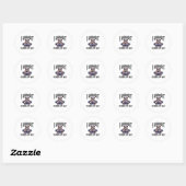 Ik train omdat ik lelijk ben Motiverend Ronde Sticker (Vel)
