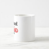 Ik train omdat mijn man heet grappig sportschool v koffiemok (Center)