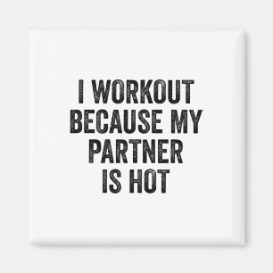 Ik train omdat mijn partner een hete gym bodybuild magneet