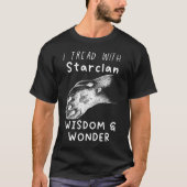 Ik TREAD met sterclan-droom-strijder katten T-shirt (Voorkant)