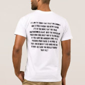 IK TREIN BIJ DE PIJNKAART T-SHIRT (Achterkant)