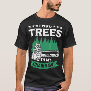 Ik trek bomen met mijn kapelstaaf Lumberjack Logge T-shirt