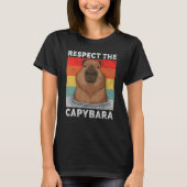 Ik trek Capybara Rodent Cute Capibara M op T-shirt (Voorkant)