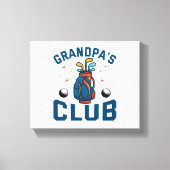 Ik trek die Golf aan Canvas Afdruk (Voorkant)