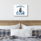 Ik trek die Golf aan Canvas Afdruk (Insitu (Slaapkamer))