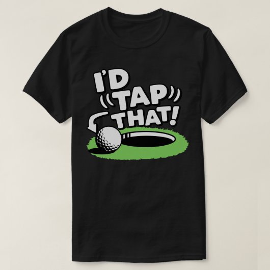 Ik trek die Golf aan T-shirt (Design voorkant)