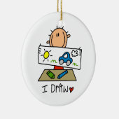 Ik trek keramisch ornament (Rechts)