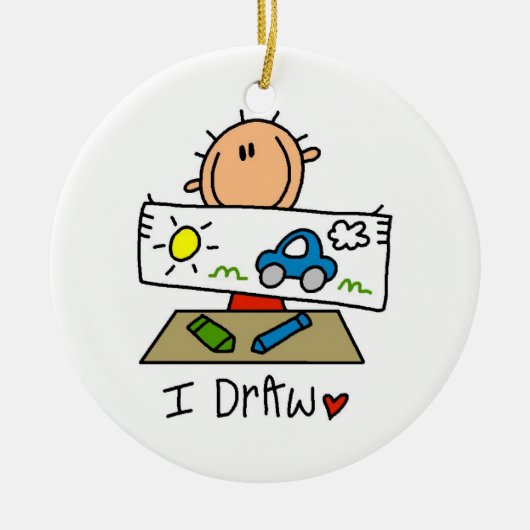 Ik trek keramisch ornament (Voorkant)