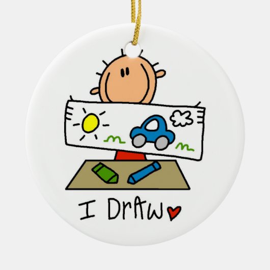 Ik trek keramisch ornament (Voorkant)