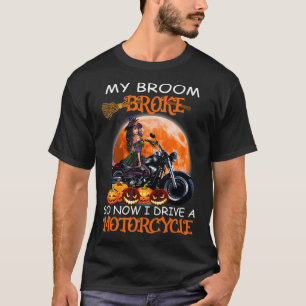 Ik trek mijn kamer uit, dus nu rijd ik een motorri t-shirt
