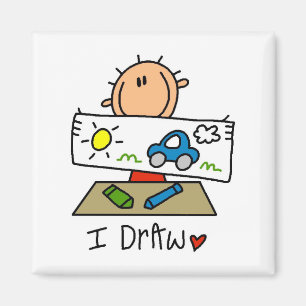 Ik trek T-shirts en cadeautjes Magneet