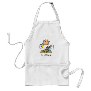 Ik trek T-shirts en Giften Standaard Schort