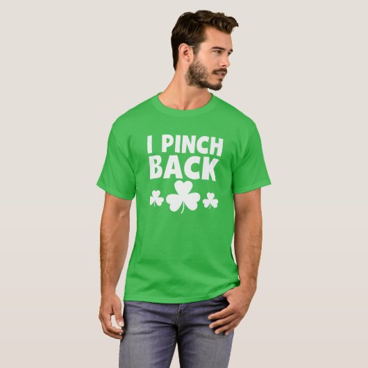 Ik trek terug naar St Patricks Day Funny Irish Hum T-shirt (Voorkant volledig)