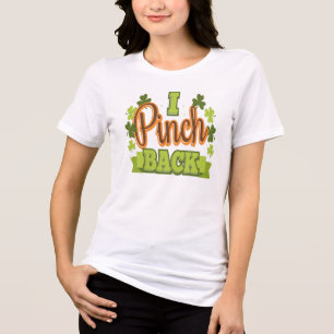Ik trek terug St Patrick's Day Tri-Blend Shirt