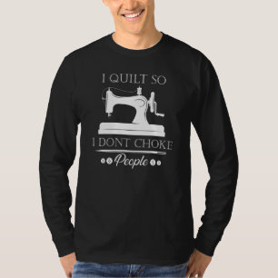 Ik trek zodat ik geen mensen kietelriet koos t-shirt