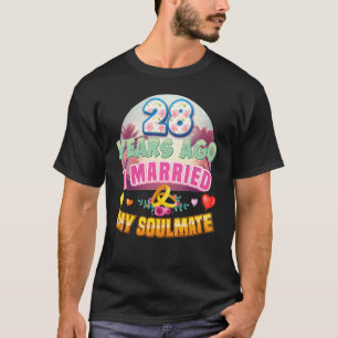 Ik trouwde 28 jaar geleden met mijn zigeuner en 28 t-shirt