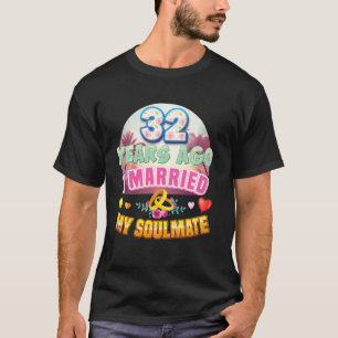 Ik trouwde 32 jaar geleden met mijn zigeuner en 32 t-shirt