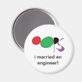 Ik trouwde met een ingenieur magneet (Voorkant / Achterkant)