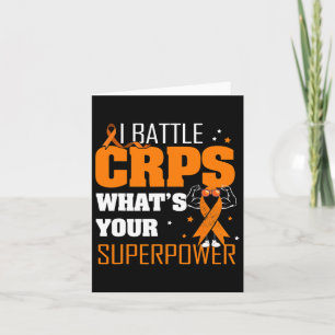 Ik Ttle CRPS RSD Awareness Oranje Ribbon Warrior F Kaart