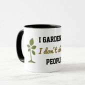 Ik tuinier zodat ik mensen niet stik mok (Voorkant links)